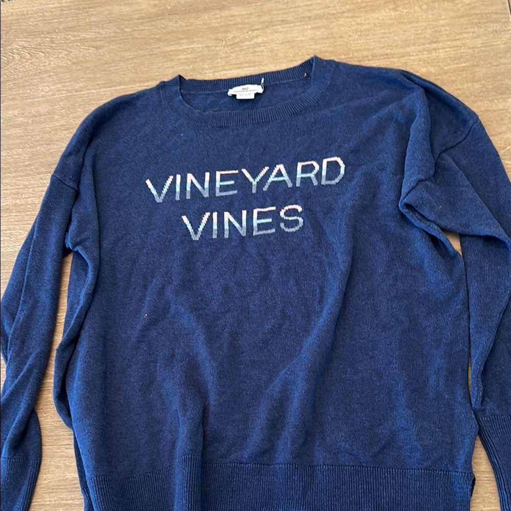 Vineyard Vines Blue Crewneck Sweater